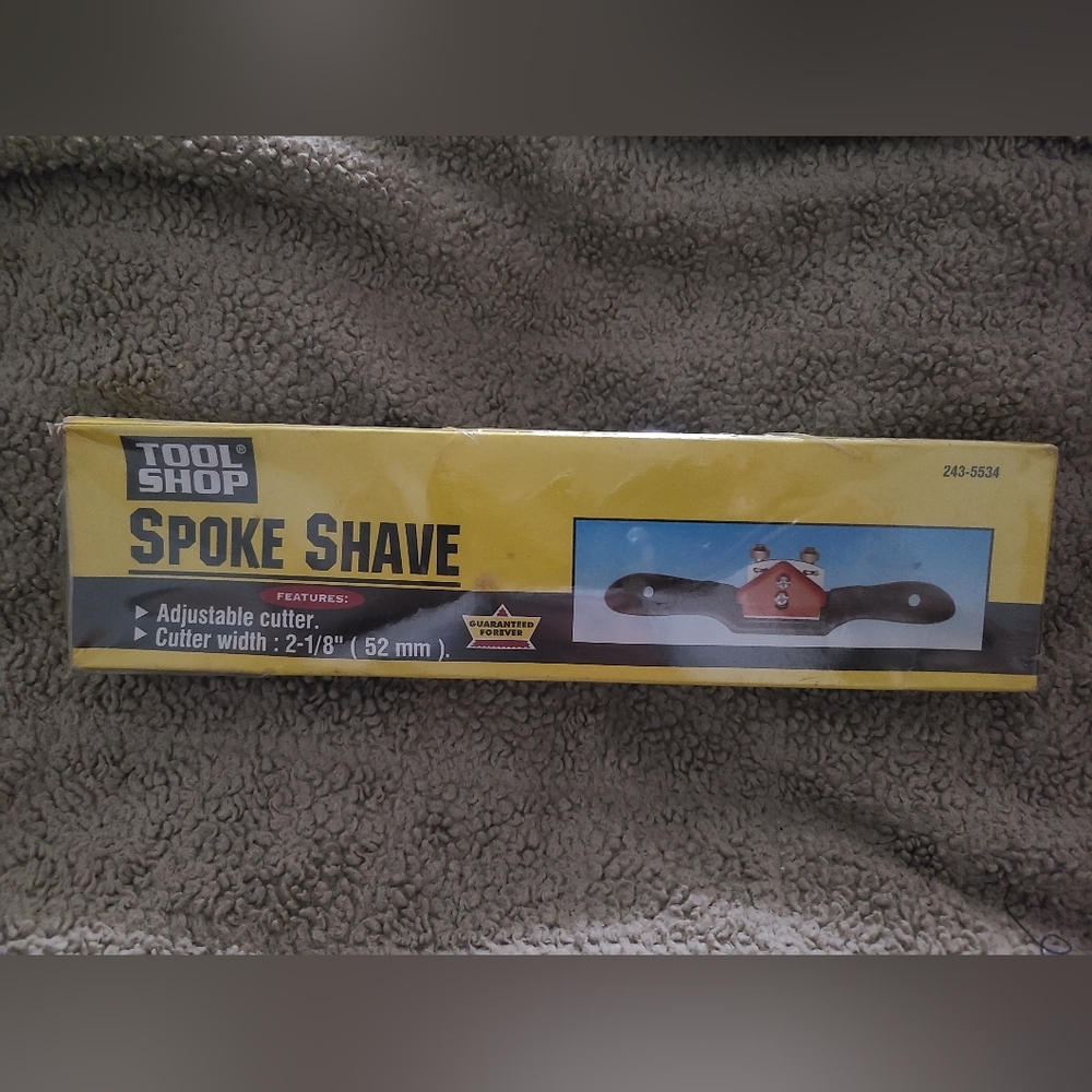 Tool Shop Adjustable Spoke Shave with Flat Base Woodworking Cutting Edge Plane